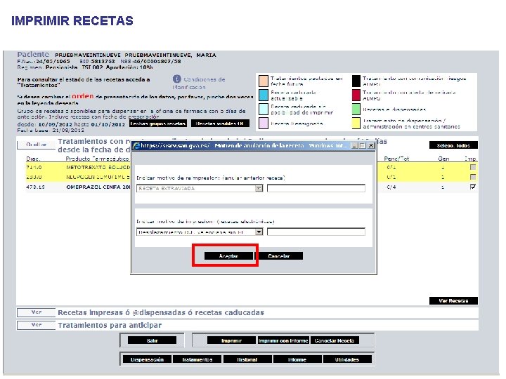 IMPRIMIR RECETAS IMPRIMIR RECETAS