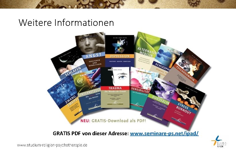 Weitere Informationen GRATIS PDF von dieser Adresse: www. seminare-ps. net/ipad/ 