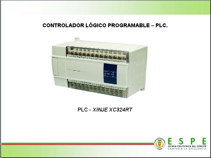 CONTROLADOR LÓGICO PROGRAMABLE – PLC - XINJE XC 324 RT 