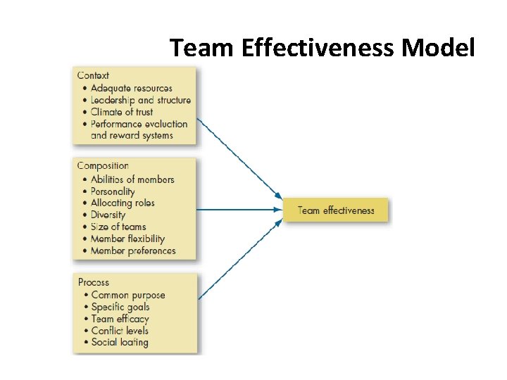 Team Effectiveness Model 