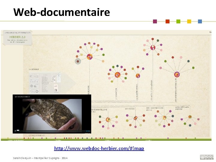 Web-documentaire http: //www. webdoc-herbier. com/#!map Sarah Clerquin – Montpellier Sup. Agro - 2014 