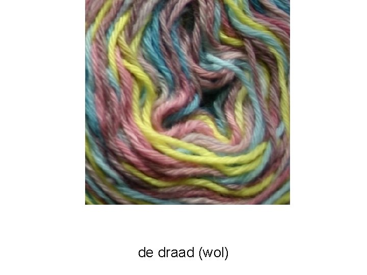 de draad (wol) 