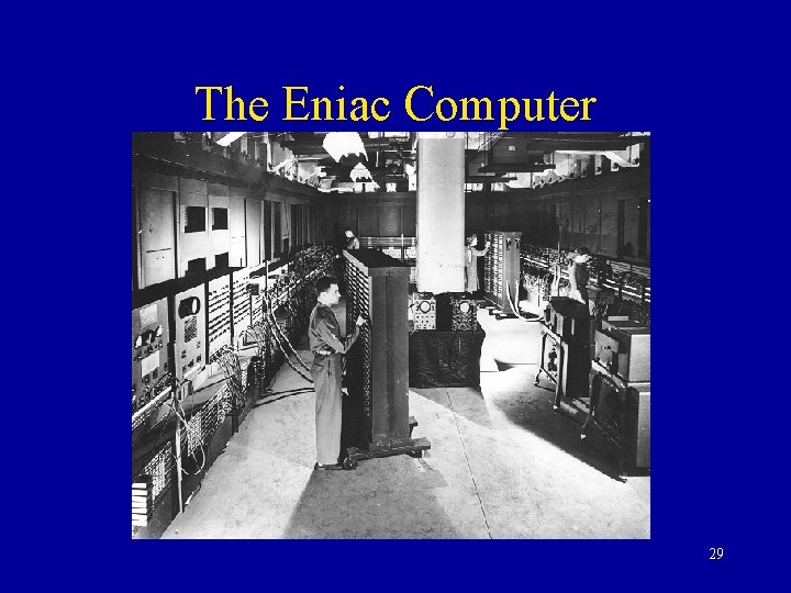 The Eniac Computer 29 