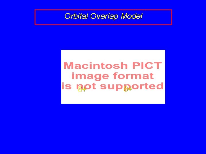 Orbital Overlap Model d+ d+ 