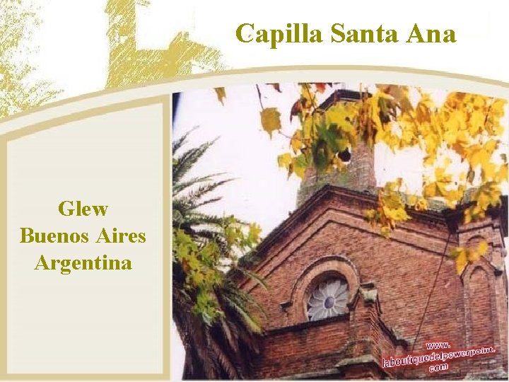 Capilla Santa Ana Glew Buenos Aires Argentina 