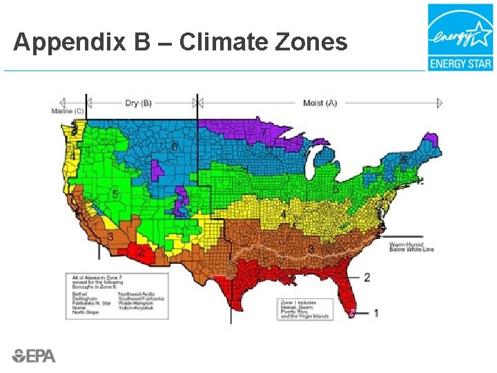 Appendix B – Climate Zones 