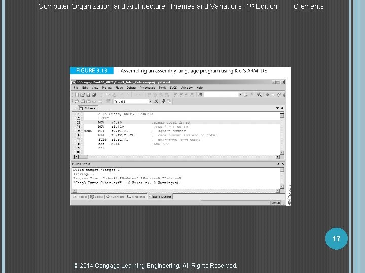 Computer Organization and Architecture: Themes and Variations, 1 st Edition Clements 17 © 2014