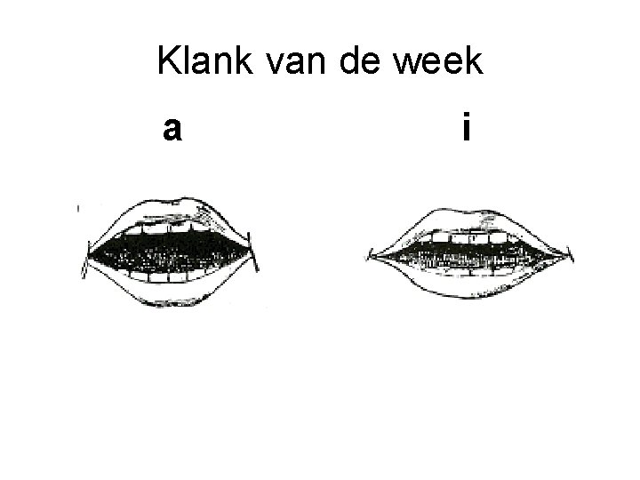 Klank van de week a i 