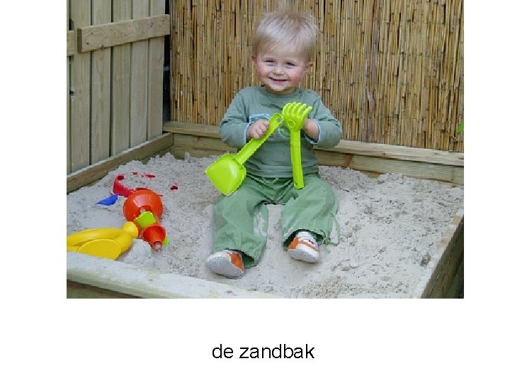 de zandbak 