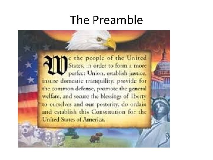 The Preamble The Preamble