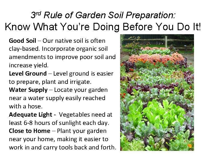 3 rd Rule of Garden Soil Preparation: Know What You’re Doing Before You Do