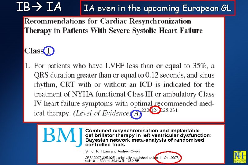 IB IA IA even in the upcoming European GL 