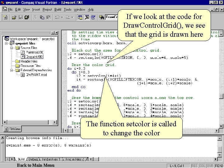 If we look at the code for Draw. Control. Grid(), we see that the