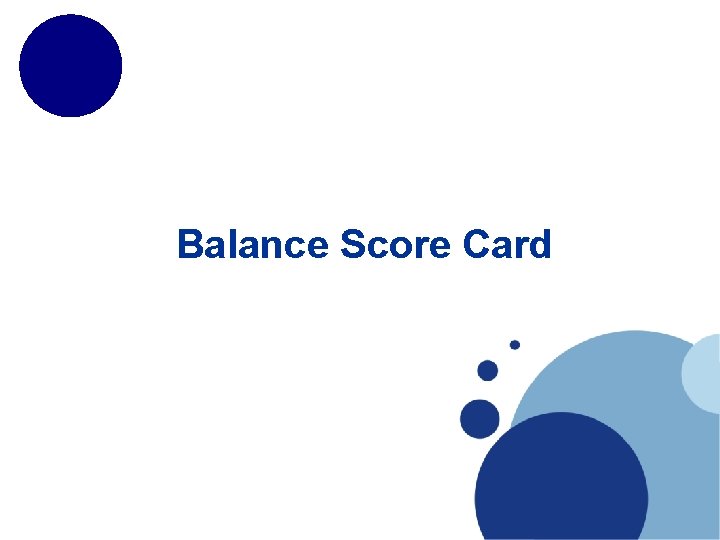 Balance Score Card 