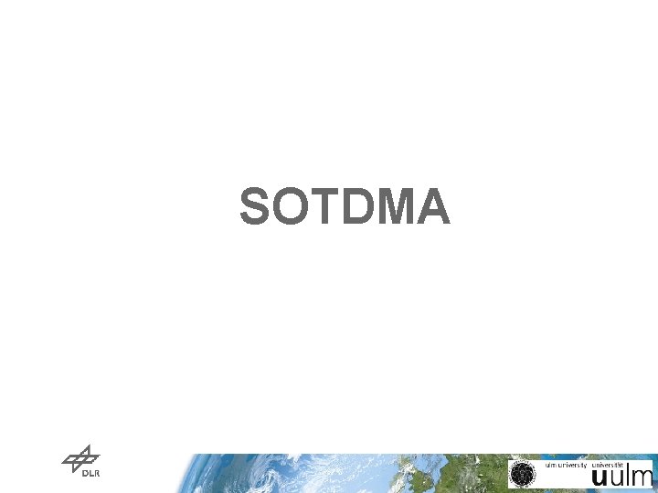 SOTDMA SOTDMA
