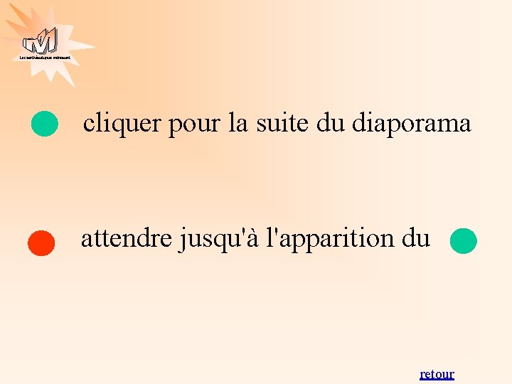 Les mathématiques autrement cliquer pour la suite du diaporama attendre jusqu'à l'apparition du retour