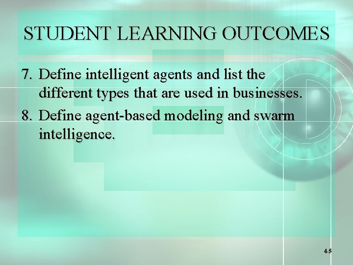 Chapter 4 Decision Support and Artificial Intelligence Mc