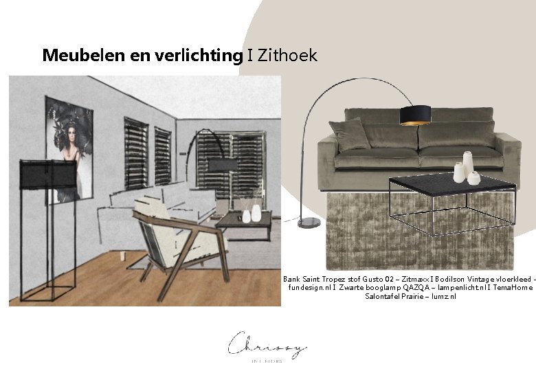 Meubelen en verlichting I Zithoek Bank Saint Tropez stof Gusto 02 – Zitmaxx I