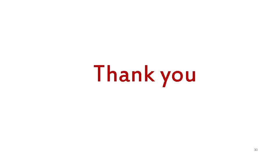 Thank you 30 