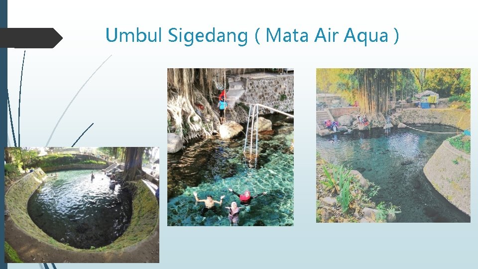 Umbul Sigedang ( Mata Air Aqua ) 