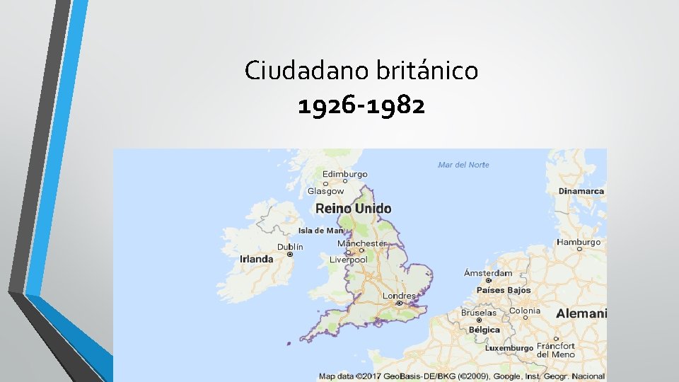 Ciudadano británico 1926 -1982 