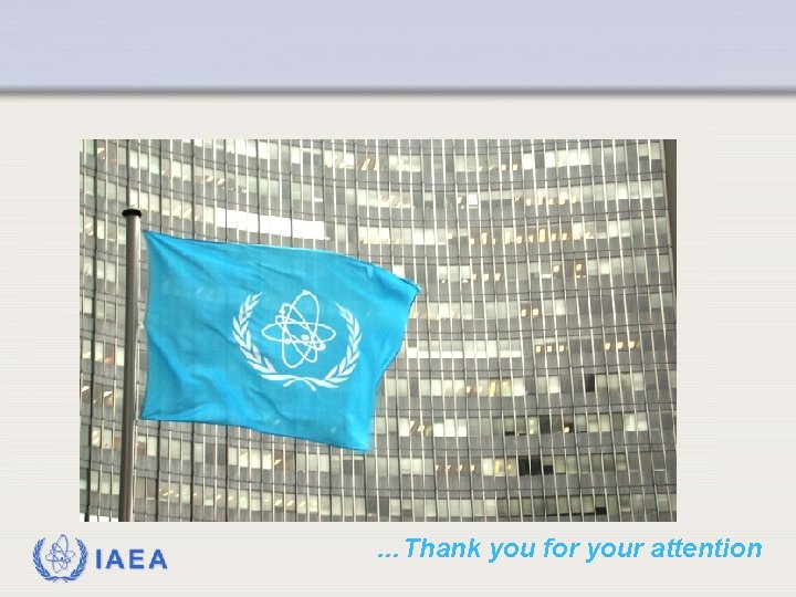IAEA …Thank you for your attention 