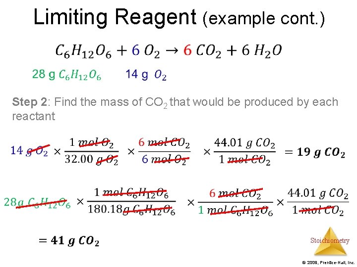 Limiting Reagent (example cont. ) • Step 2: Find the mass of CO 2