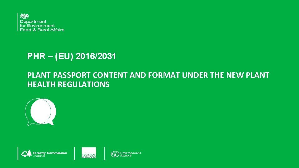 PHR – (EU) 2016/2031 PLANT PASSPORT CONTENT AND FORMAT UNDER THE NEW PLANT HEALTH