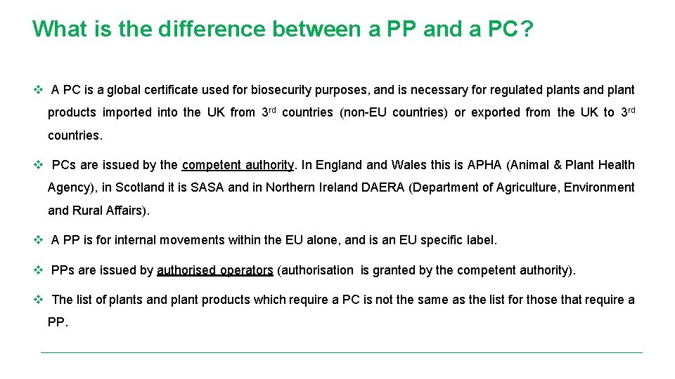 What is the difference between a PP and a PC? v A PC is