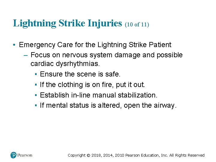 Lightning Strike Injuries (10 of 11) • Emergency Care for the Lightning Strike Patient