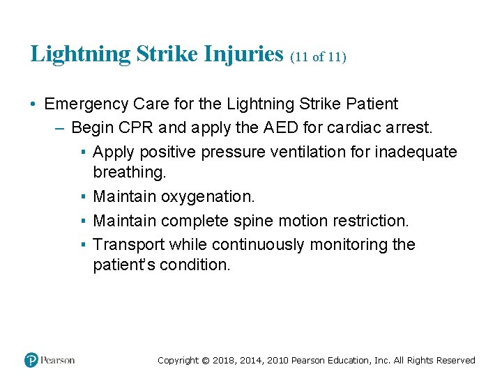 Lightning Strike Injuries (11 of 11) • Emergency Care for the Lightning Strike Patient