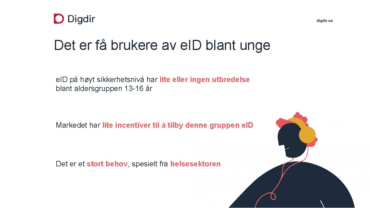 digdir. no Det er få brukere av e. ID blant unge e. ID på