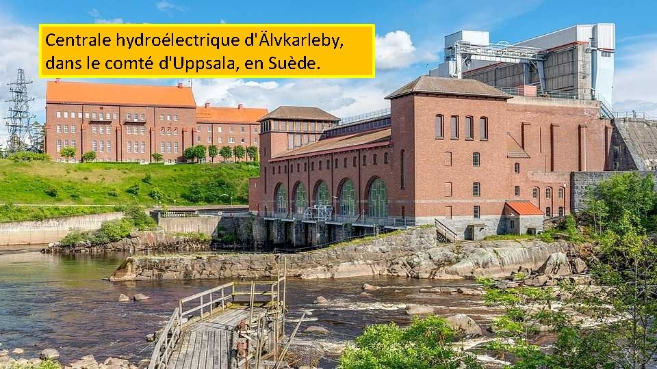 Centrale hydroélectrique d'Älvkarleby, dans le comté d'Uppsala, en Suède. 