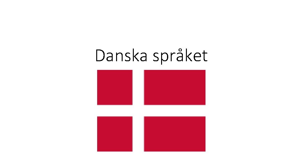 Danska språket 