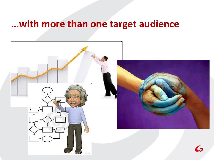 …with more than one target audience …with more than one target audience