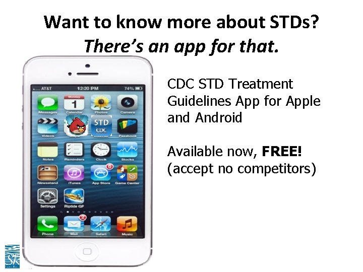 Want to know more about STDs? There’s an app for that. CDC STD Treatment