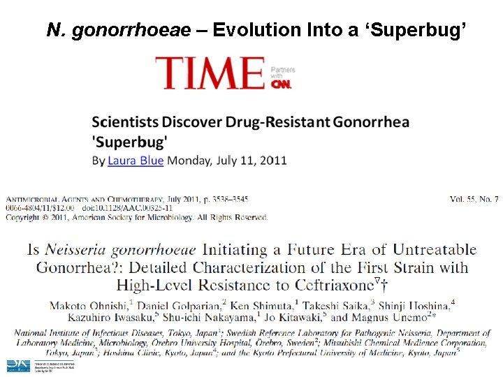 N. gonorrhoeae – Evolution Into a ‘Superbug’ 