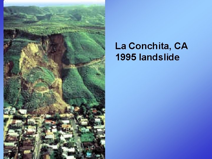 La Conchita, CA 1995 landslide 