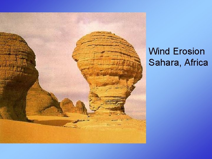 Wind Erosion Sahara, Africa 