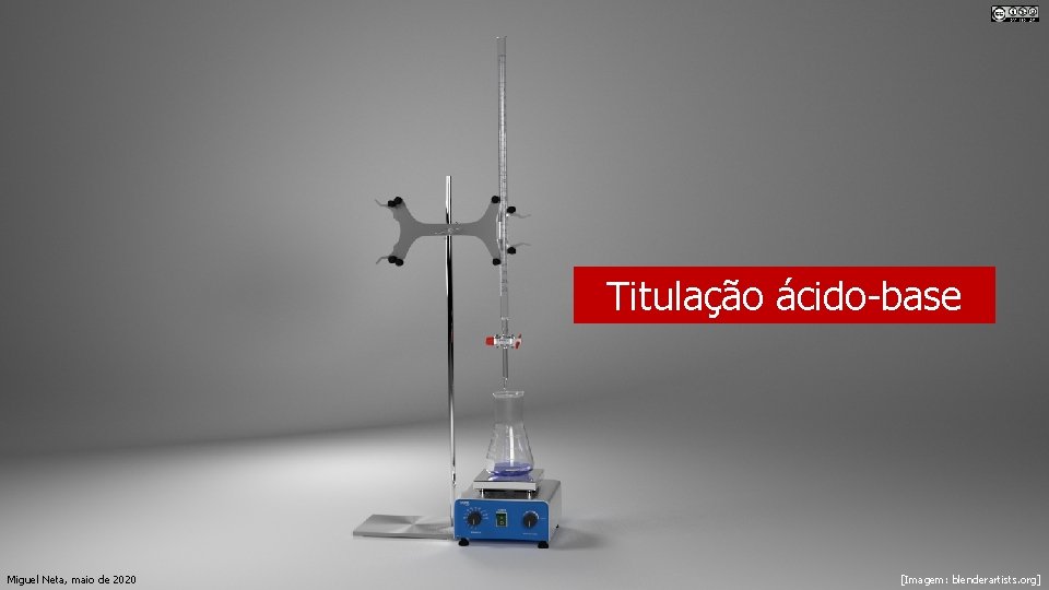 Titulação ácido-base Miguel Neta, maio de 2020 [Imagem: blenderartists. org] 