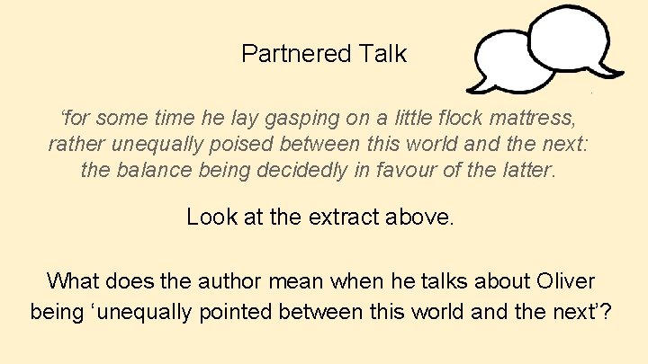Partnered Talk ‘for some time he lay gasping on a little flock mattress, rather