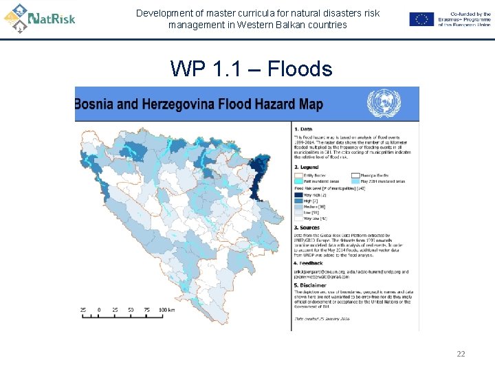 Development of master curricula for natural disasters risk management in Western Balkan countries WP