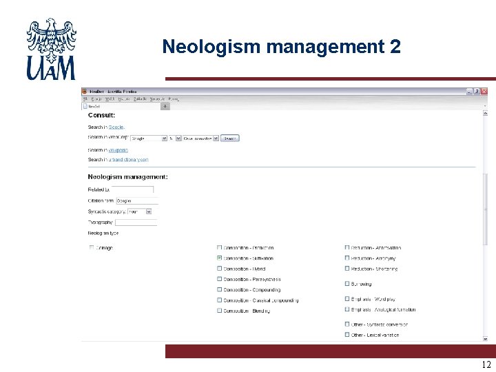 Neologism management 2 12 