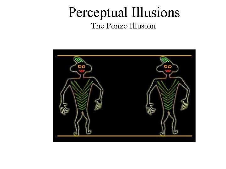 Perceptual Illusions The Ponzo Illusion 