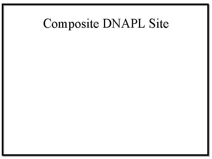 Composite DNAPL Site 