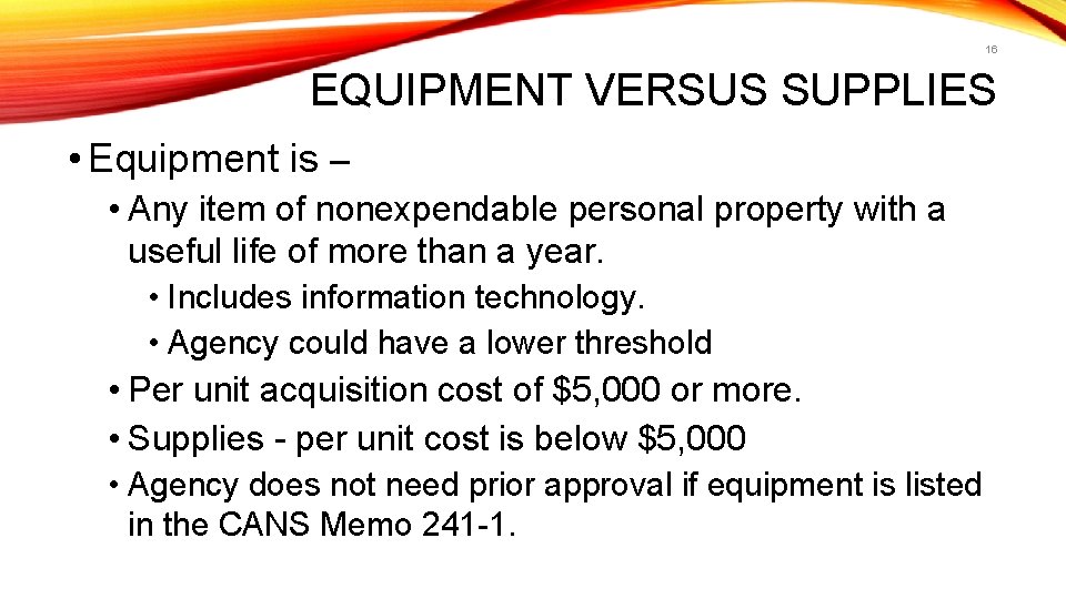 INFORMAL PROCUREMENT THREE BIDS AND A BUY 1