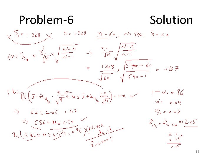 Problem-6 Solution 14 