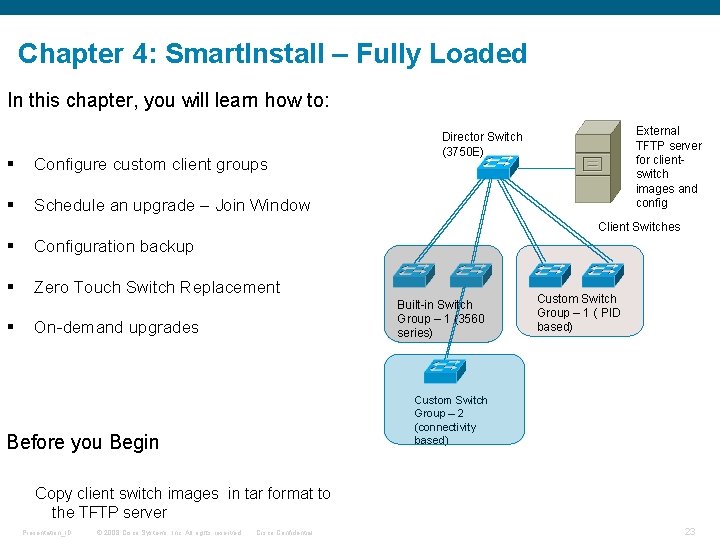 Chapter 4: Smart. Install – Fully Loaded In this chapter, you will learn how