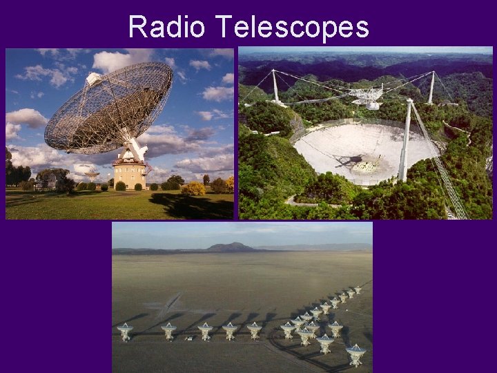 Radio Telescopes 