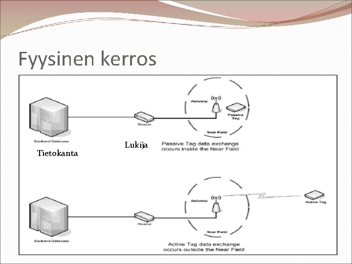 Fyysinen kerros Tietokanta Lukija 